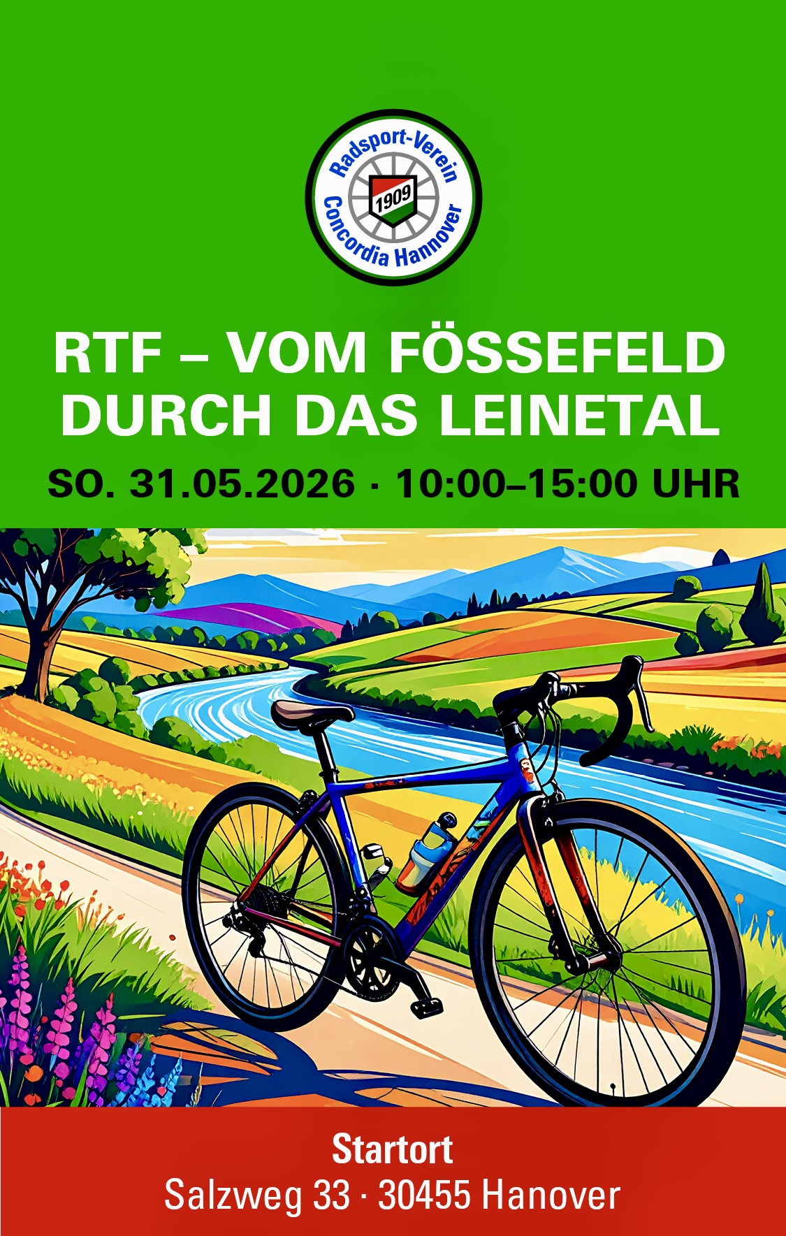 31.05.2026 RTF – Vom Fössefeld durch das Leintal